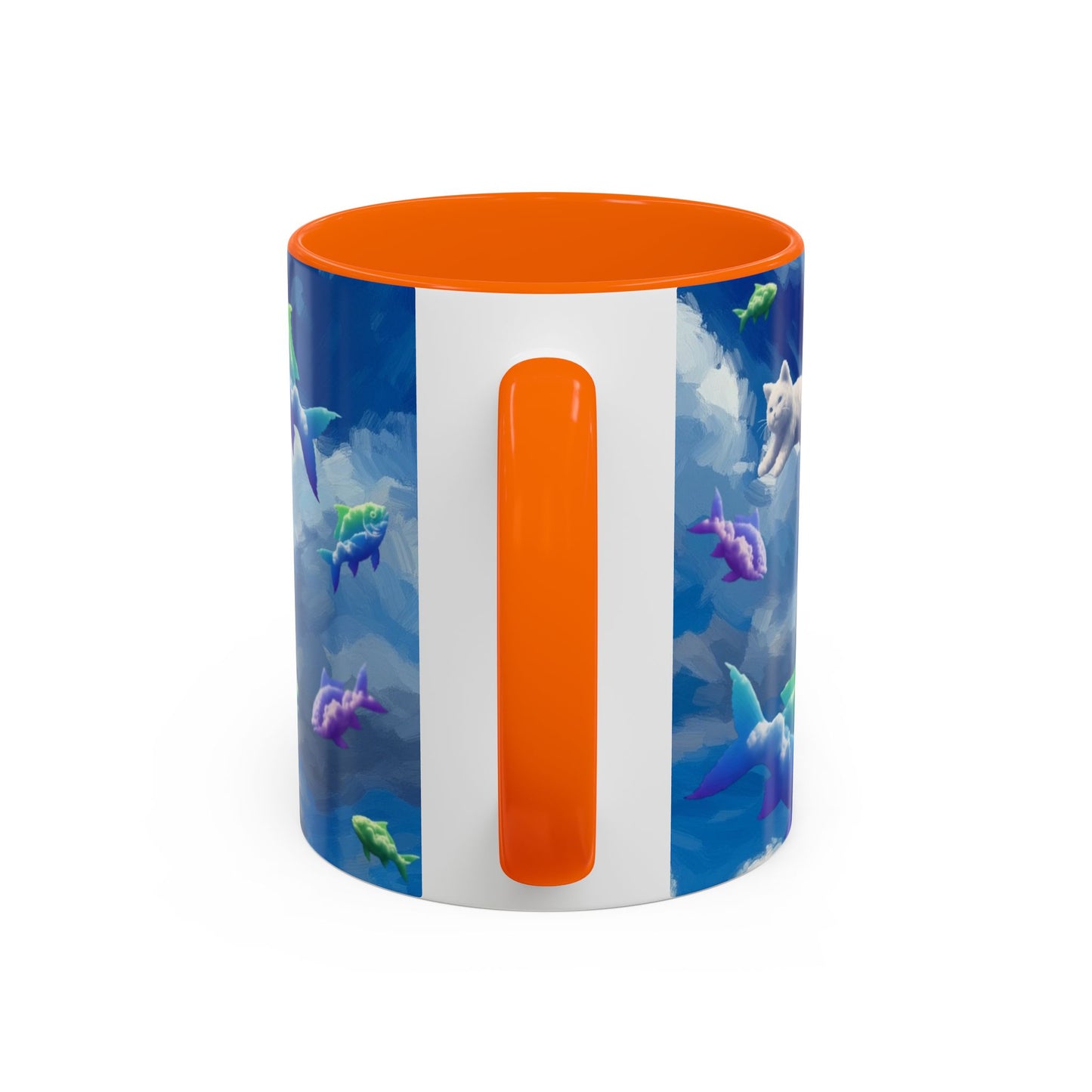 Whimsical Fish Mug, Fantasy Coffee Cup, Unique Gift for Ocean Lovers, Nautical Home Decor, Dreamy Coffee Beverage