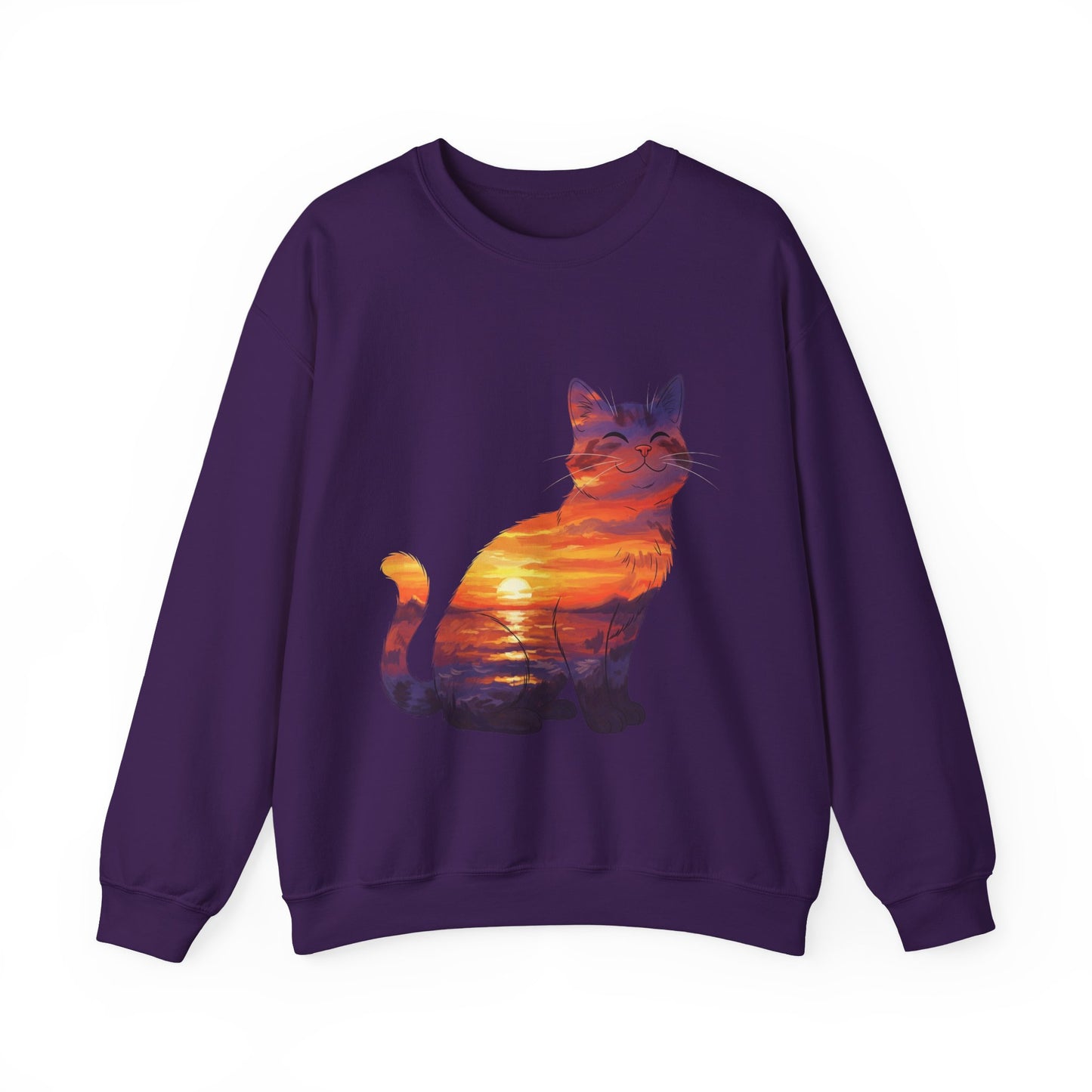 Kitty of the Sunset Sweatshirt | Cat Lover Sweatshirt | Gorgeous Sunset