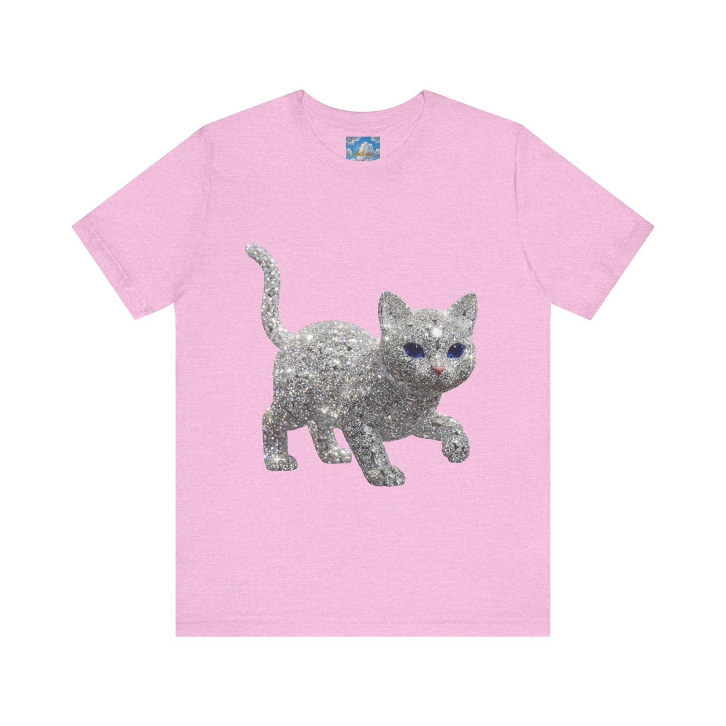 Diamond Kitties Are A Girl's Best Friend Tee Sparkling Diamond Kitty
