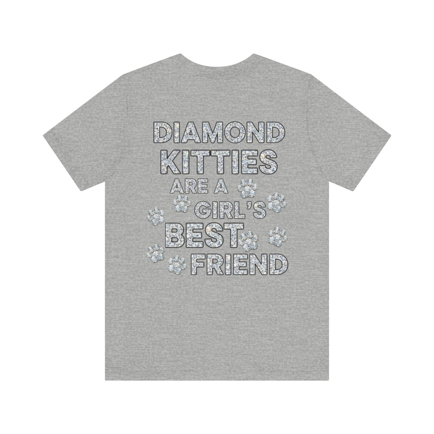 Diamond Kitties Are A Girl's Best Friend Tee Sparkling Diamond Kitty