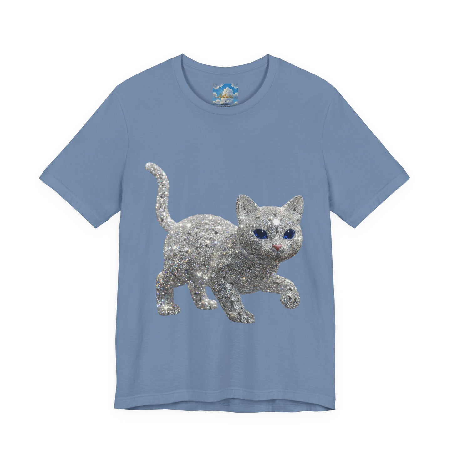 Diamond Kitties Are A Girl's Best Friend Tee Sparkling Diamond Kitty