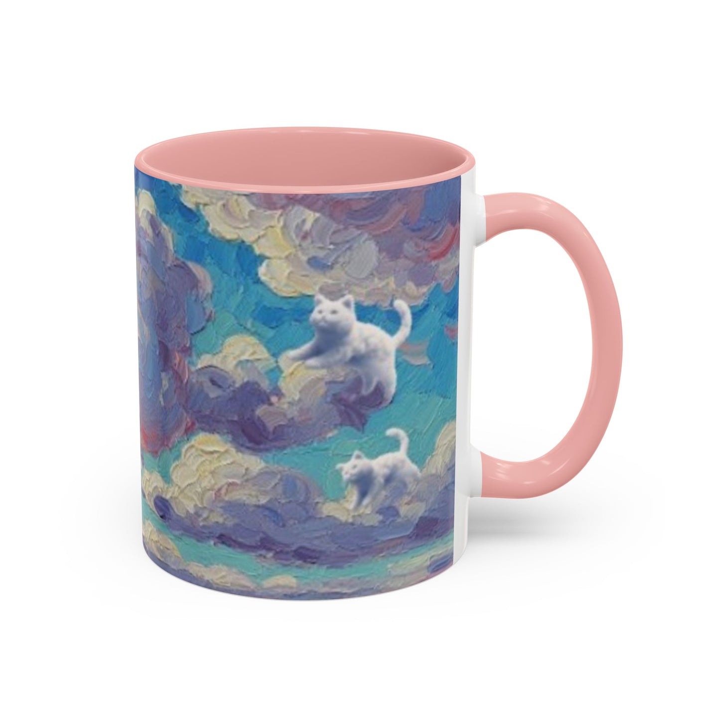 Whimsical Cat Cloud in Cloudtopia Coffee Mug, Fantasy Drinkware, Cute Cat Mug, Gift for Cat Lovers, Art-Inspired Ceramic Cup, Cozy Home Essentials