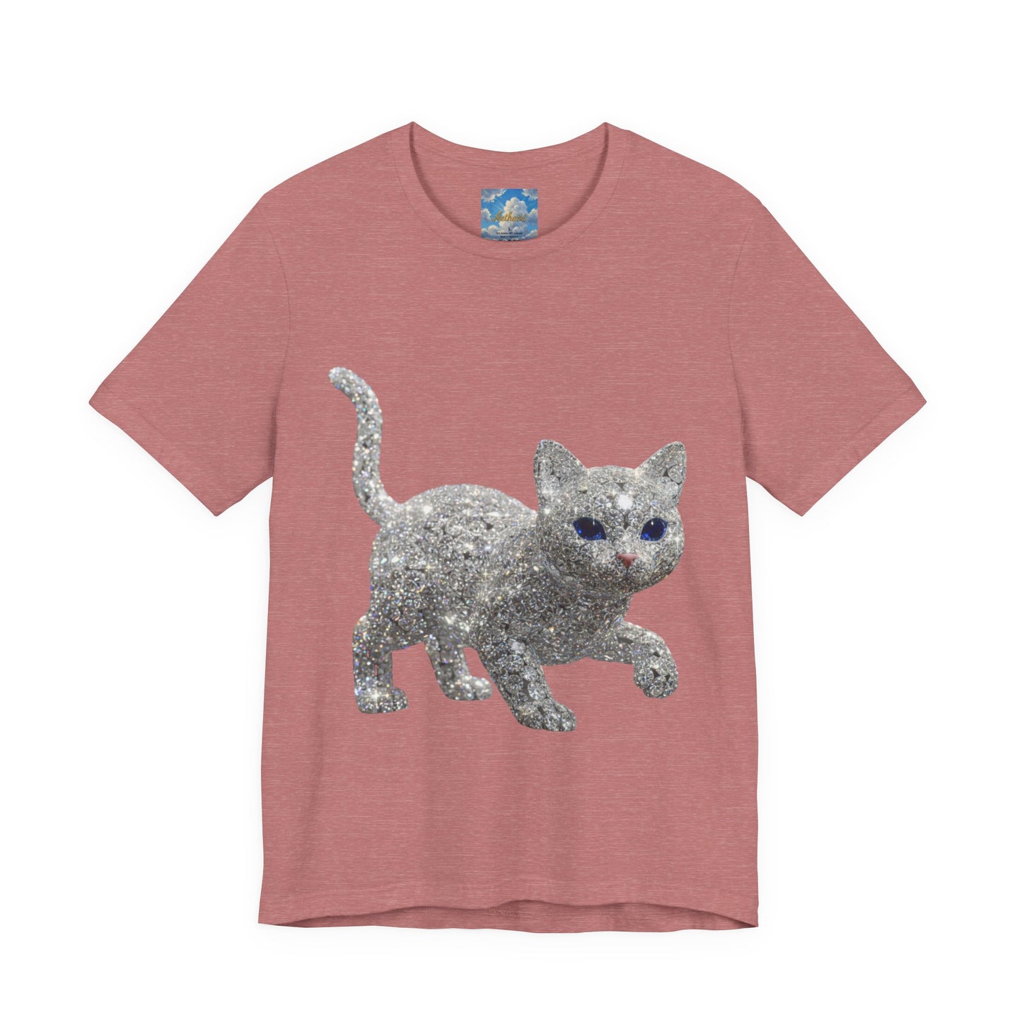 Diamond Kitties Are A Girl's Best Friend Tee Sparkling Diamond Kitty