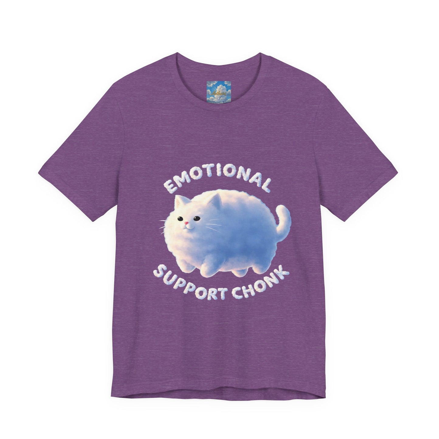Emotional Support Chonk Cat Tee - Cute Comfort Graphic T-Shirt