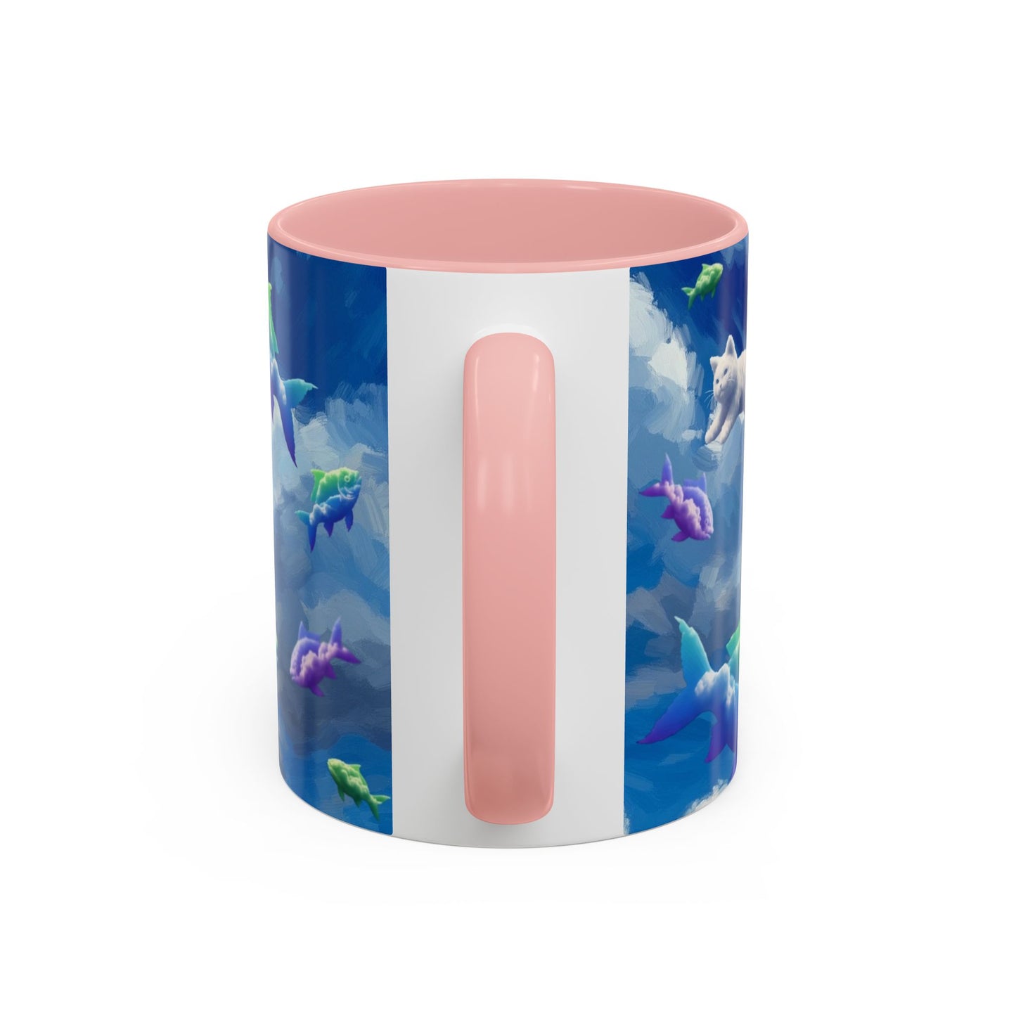 Whimsical Fish Mug, Fantasy Coffee Cup, Unique Gift for Ocean Lovers, Nautical Home Decor, Dreamy Coffee Beverage