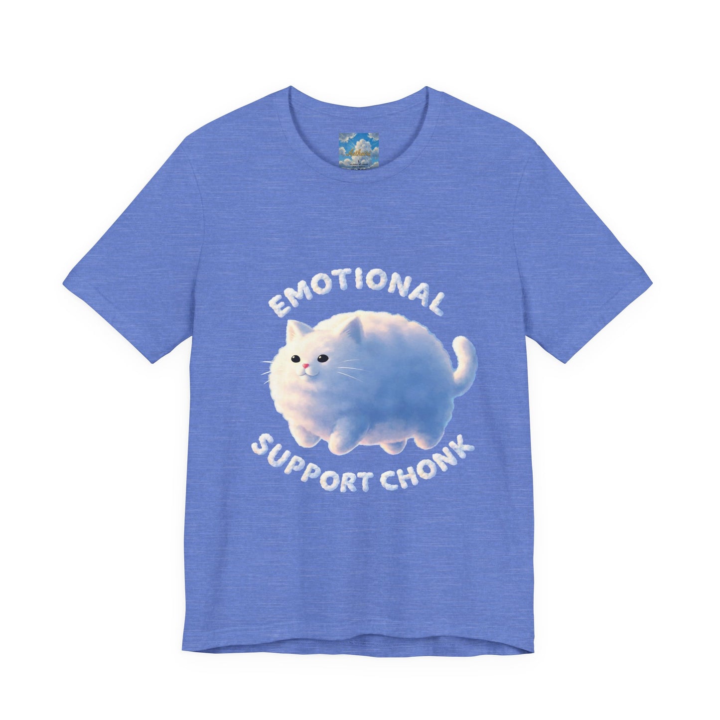 Emotional Support Chonk Cat Tee - Cute Comfort Graphic T-Shirt