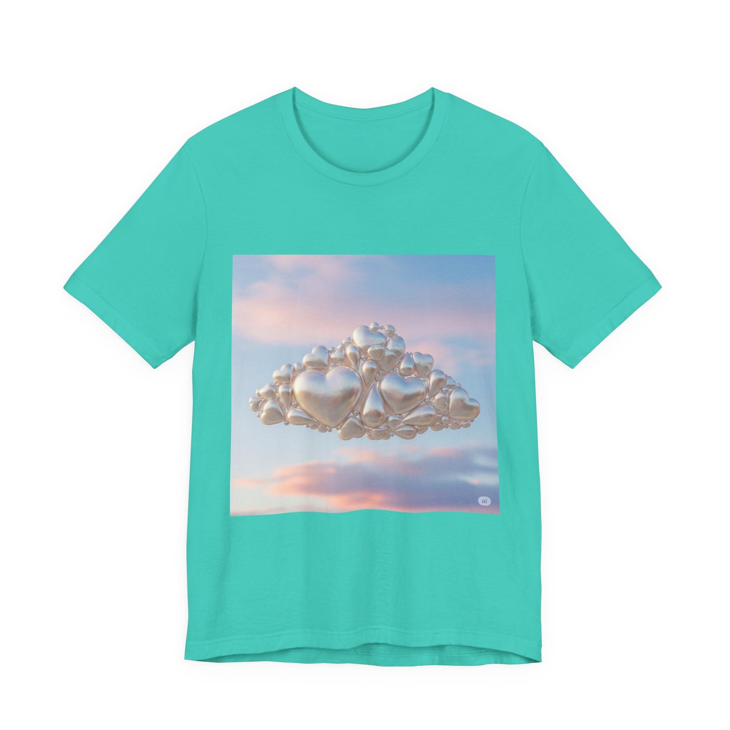 Dreamy Cloud Graphic Tee, Unisex Short Sleeve Shirt, Casual Wear, Gift for All Occasions, Cozy Everyday Tee