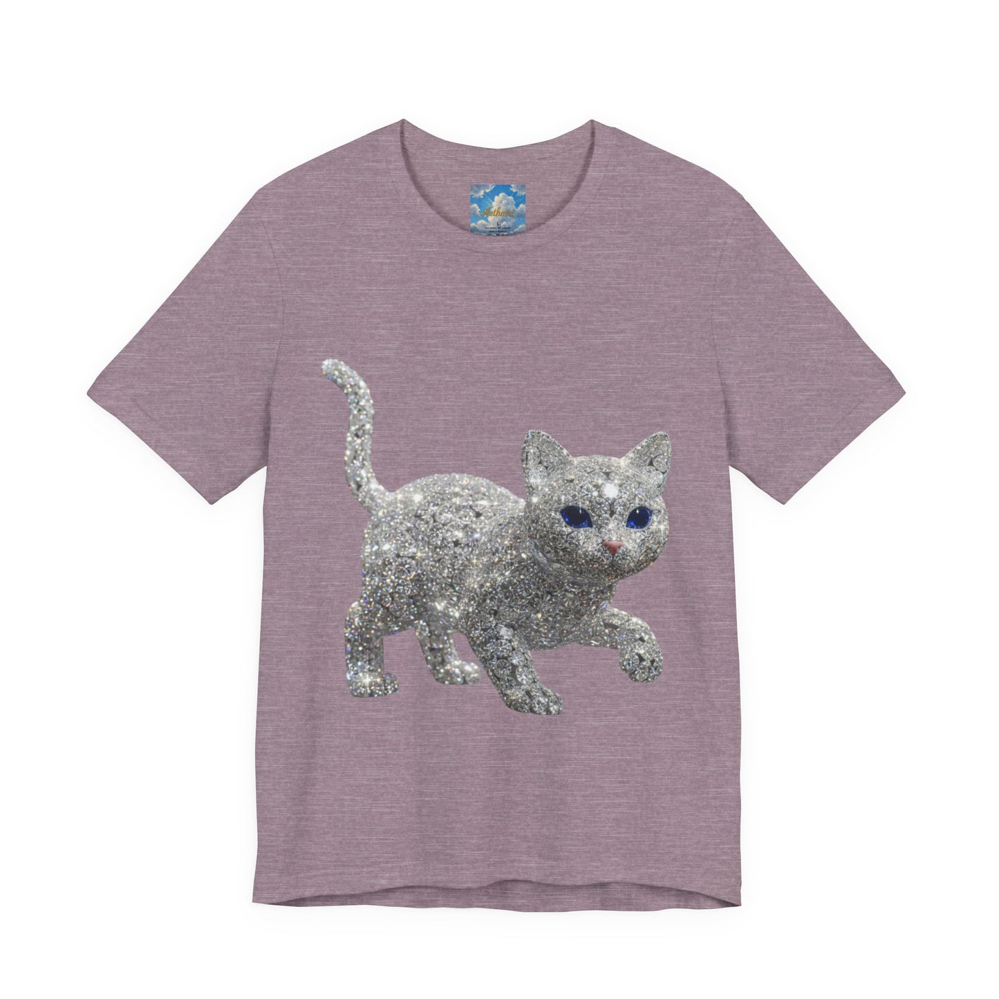 Diamond Kitties Are A Girl's Best Friend Tee Sparkling Diamond Kitty