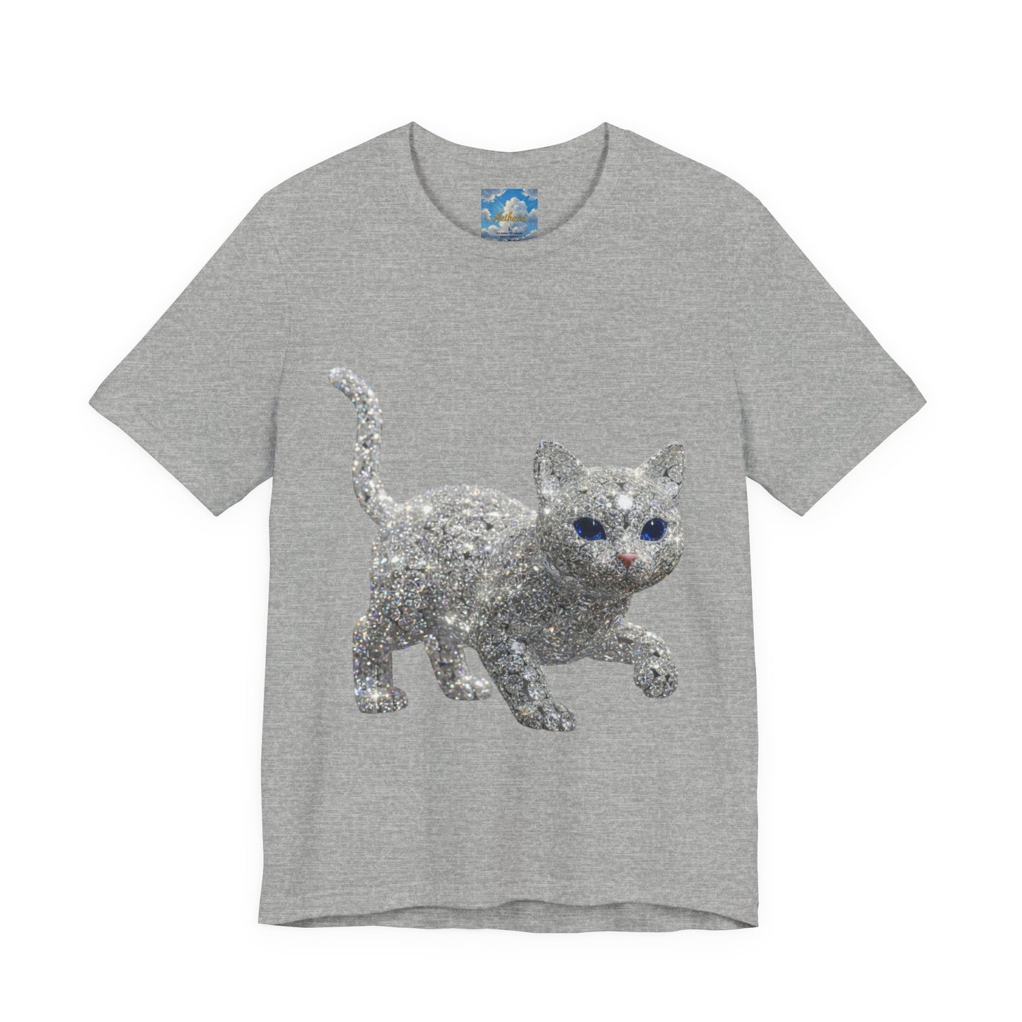 Diamond Kitties Are A Girl's Best Friend Tee Sparkling Diamond Kitty