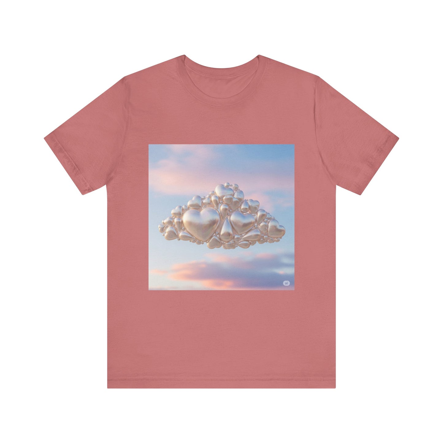 Dreamy Cloud Graphic Tee, Unisex Short Sleeve Shirt, Casual Wear, Gift for All Occasions, Cozy Everyday Tee