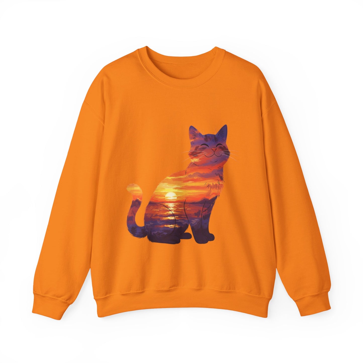 Kitty of the Sunset Sweatshirt | Cat Lover Sweatshirt | Gorgeous Sunset