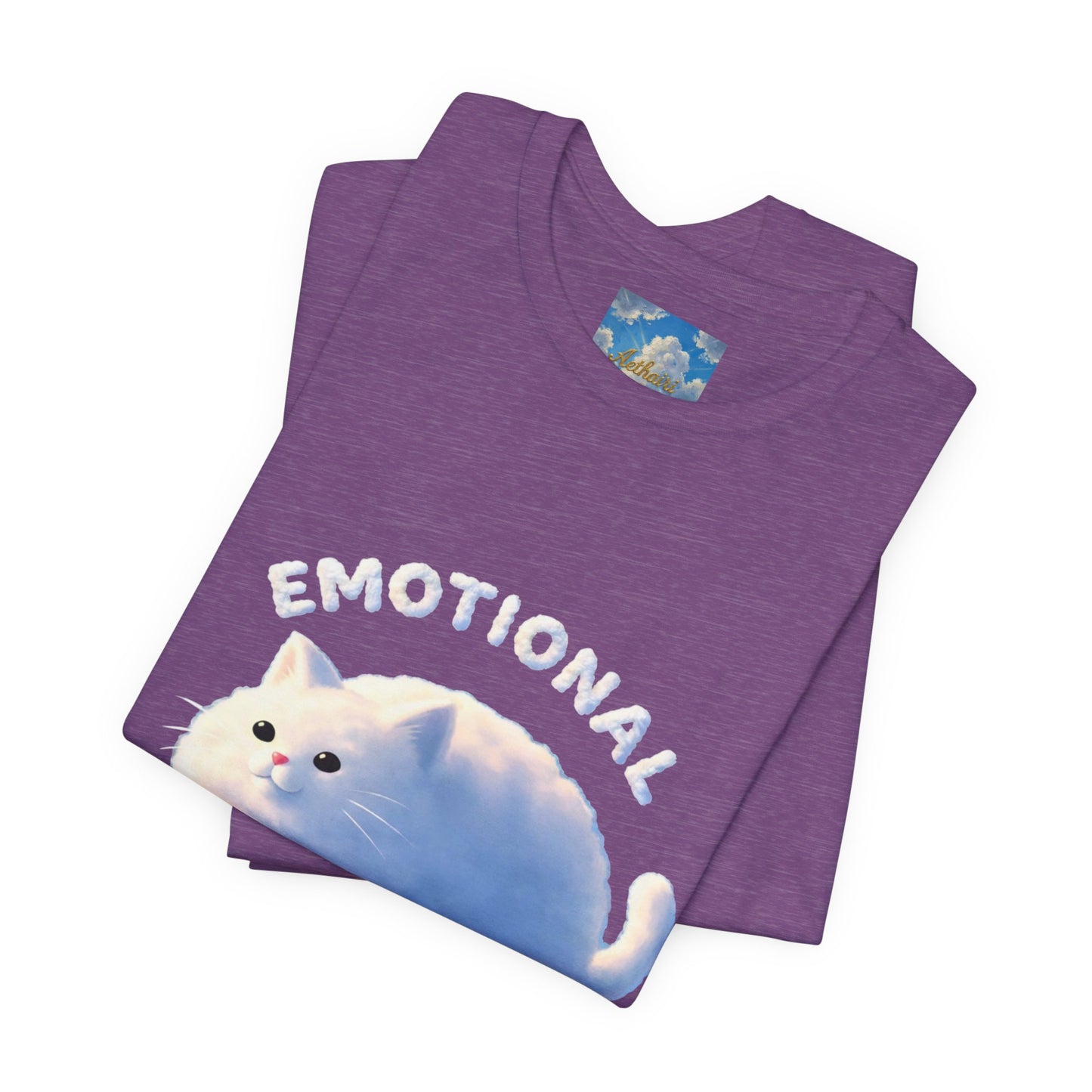 Emotional Support Chonk Cat Tee - Cute Comfort Graphic T-Shirt