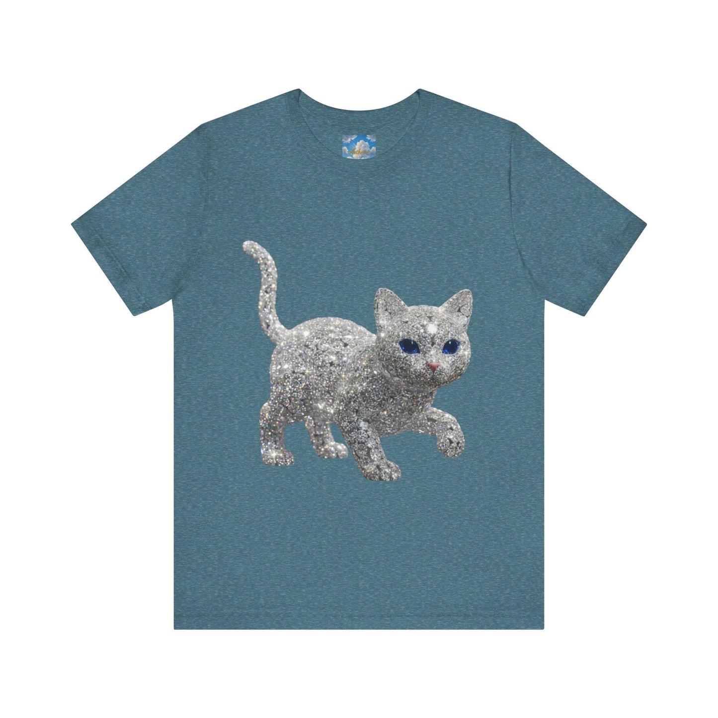 Diamond Kitties Are A Girl's Best Friend Tee Sparkling Diamond Kitty