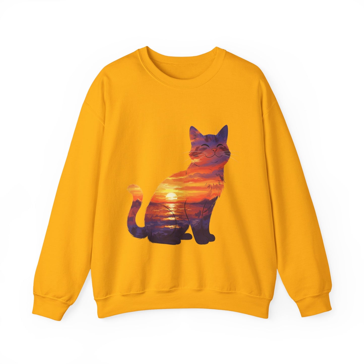 Kitty of the Sunset Sweatshirt | Cat Lover Sweatshirt | Gorgeous Sunset