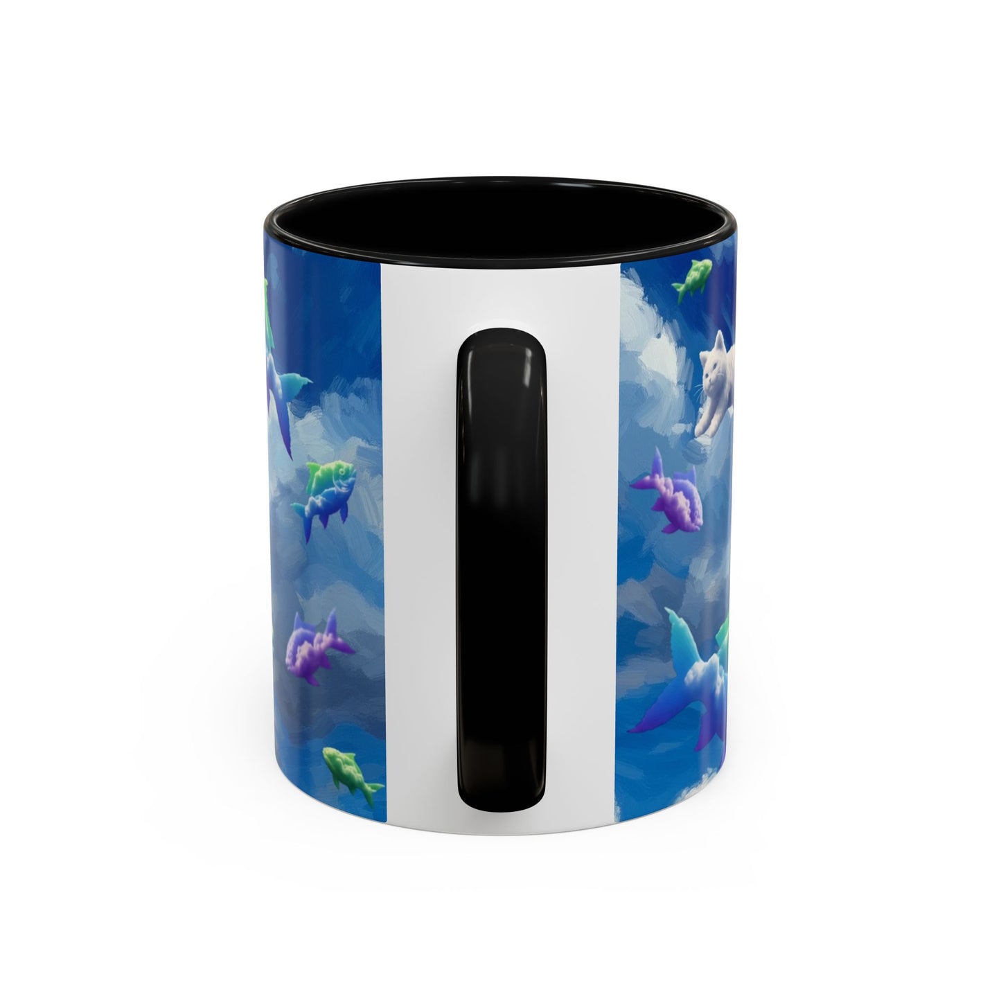 Whimsical Fish Mug, Fantasy Coffee Cup, Unique Gift for Ocean Lovers, Nautical Home Decor, Dreamy Coffee Beverage