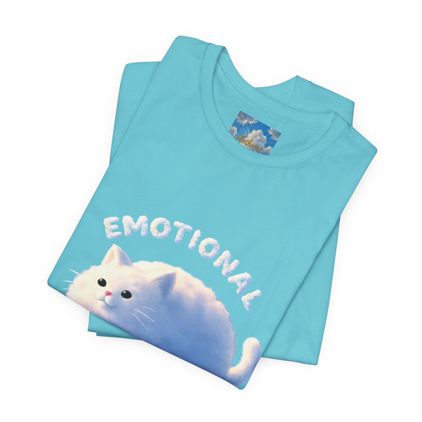 Emotional Support Chonk Cat Tee - Cute Comfort Graphic T-Shirt