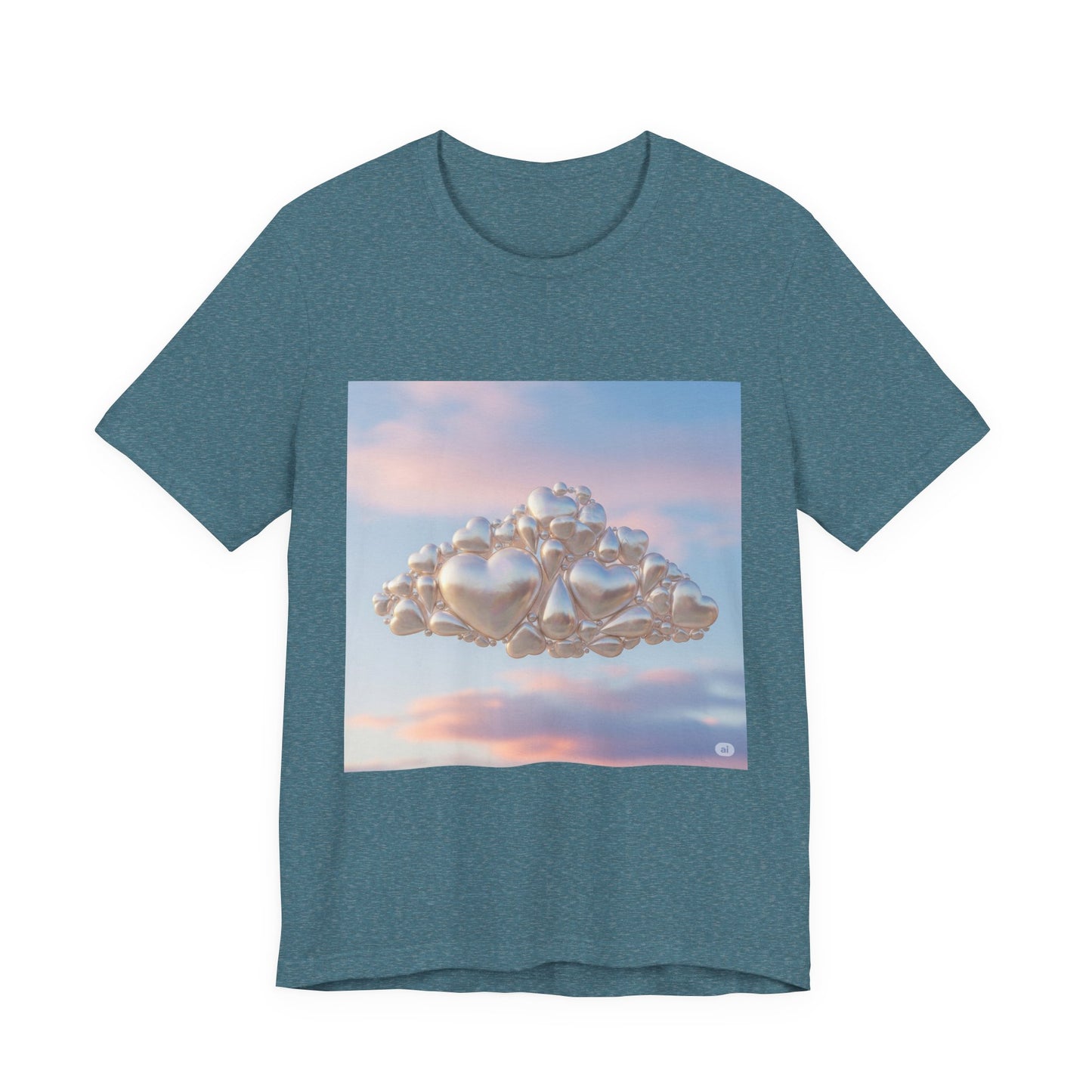 Dreamy Cloud Graphic Tee, Unisex Short Sleeve Shirt, Casual Wear, Gift for All Occasions, Cozy Everyday Tee