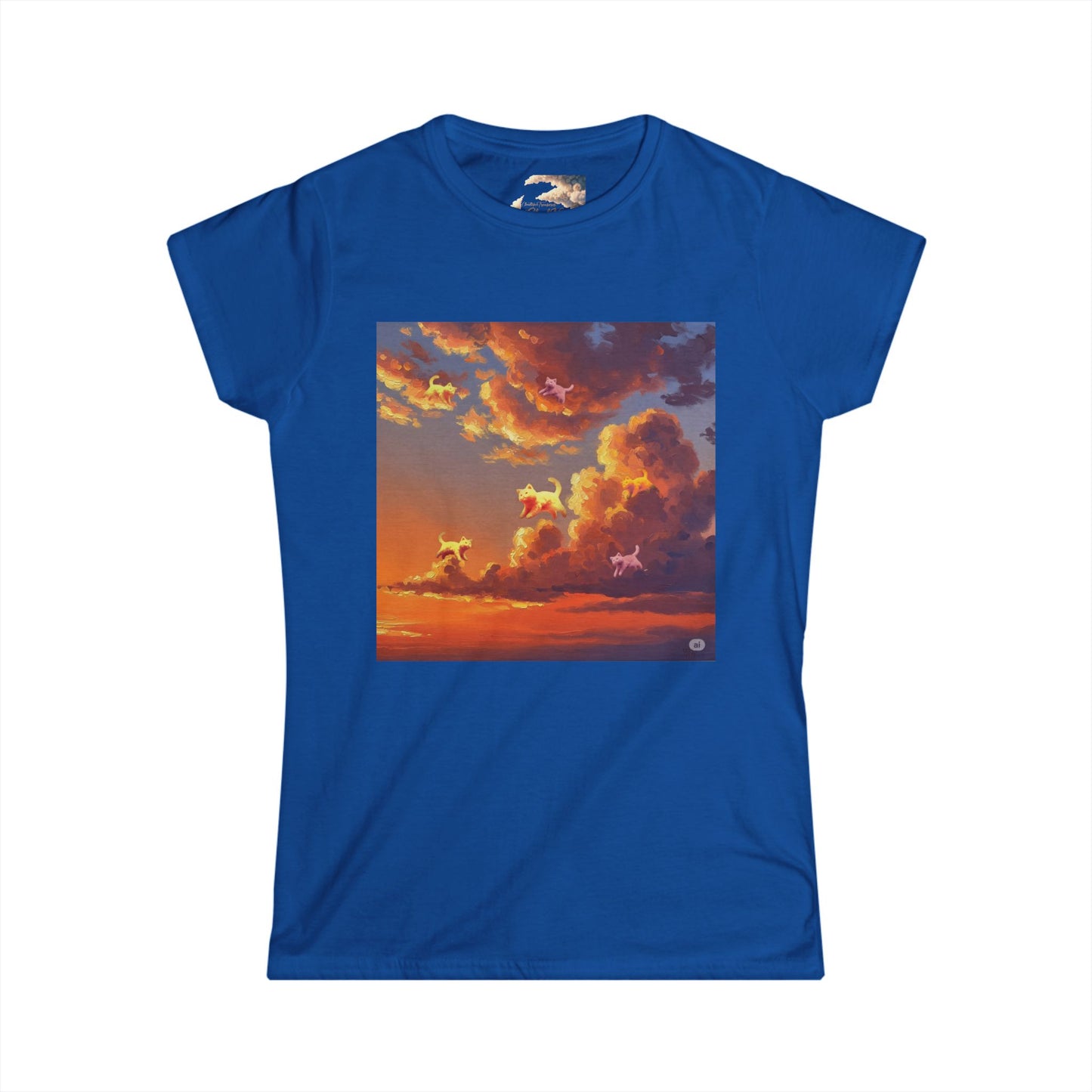 Sunset Dreams Women's Softstyle Tee, Inspirational T-Shirt, Nature Art Tee, Gift for Her, Relaxed Fit Tee