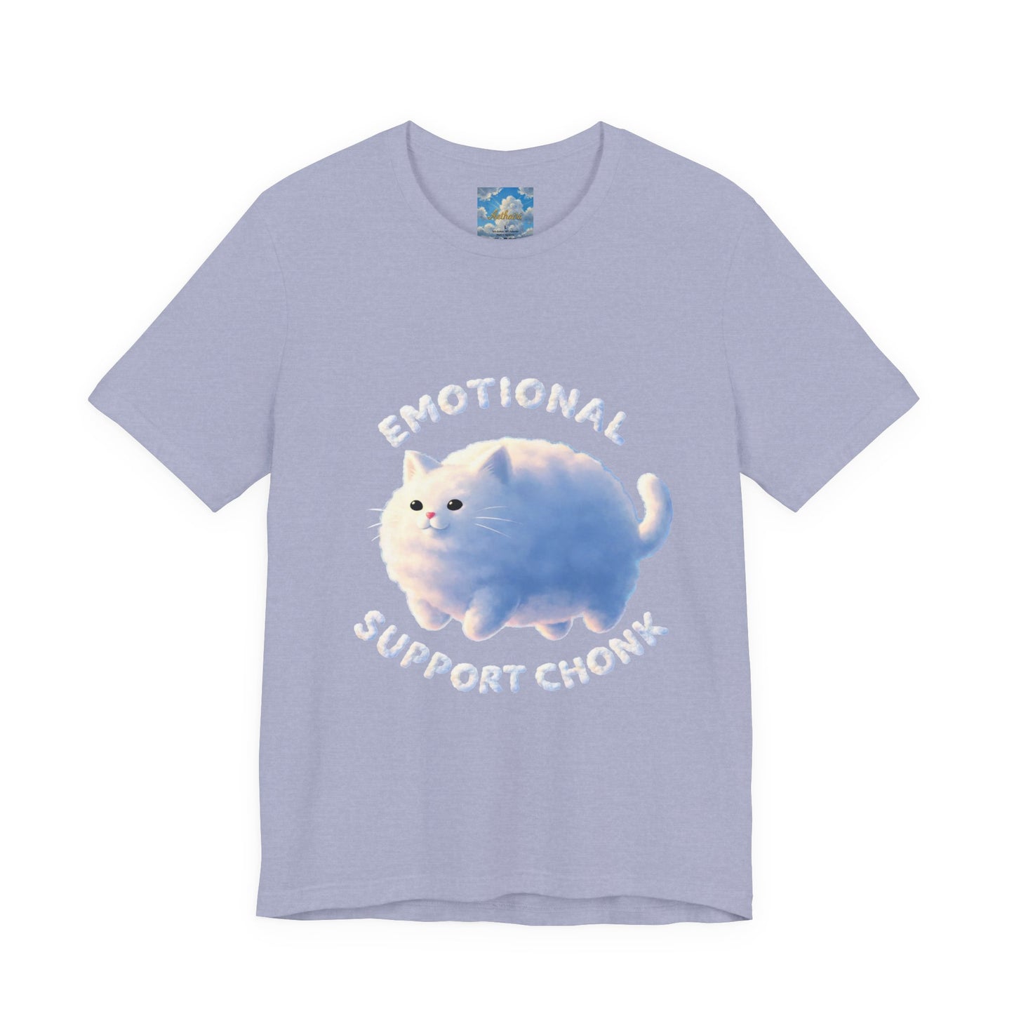 Emotional Support Chonk Cat Tee - Cute Comfort Graphic T-Shirt