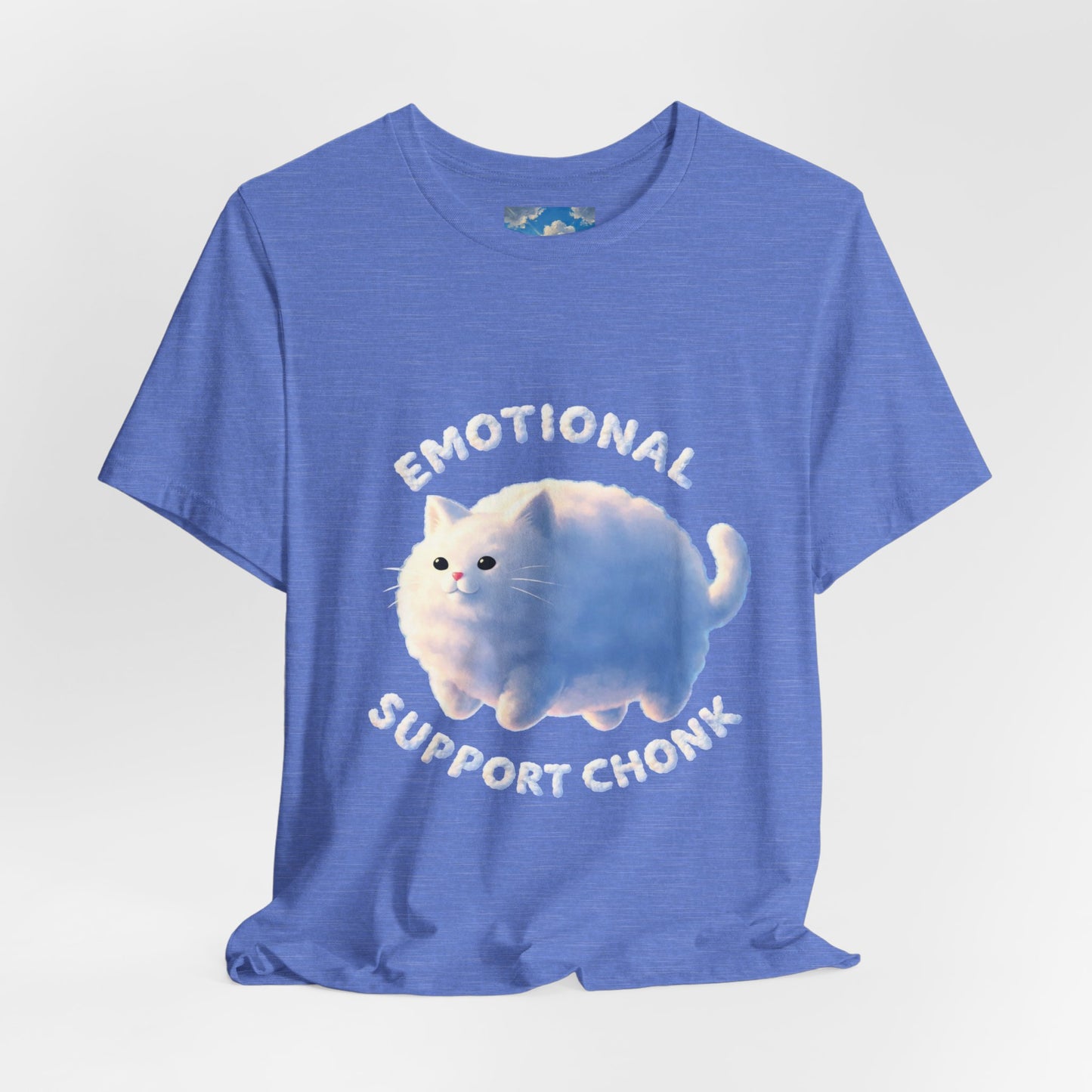 Emotional Support Chonk Cat Tee - Cute Comfort Graphic T-Shirt