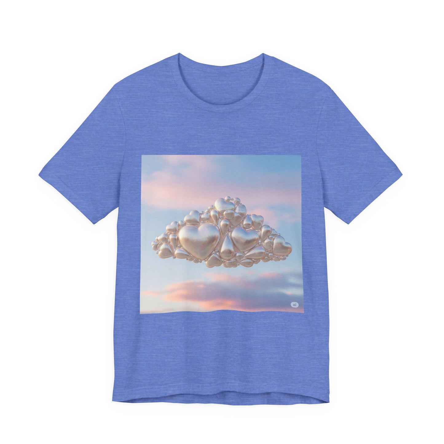 Dreamy Cloud Graphic Tee, Unisex Short Sleeve Shirt, Casual Wear, Gift for All Occasions, Cozy Everyday Tee