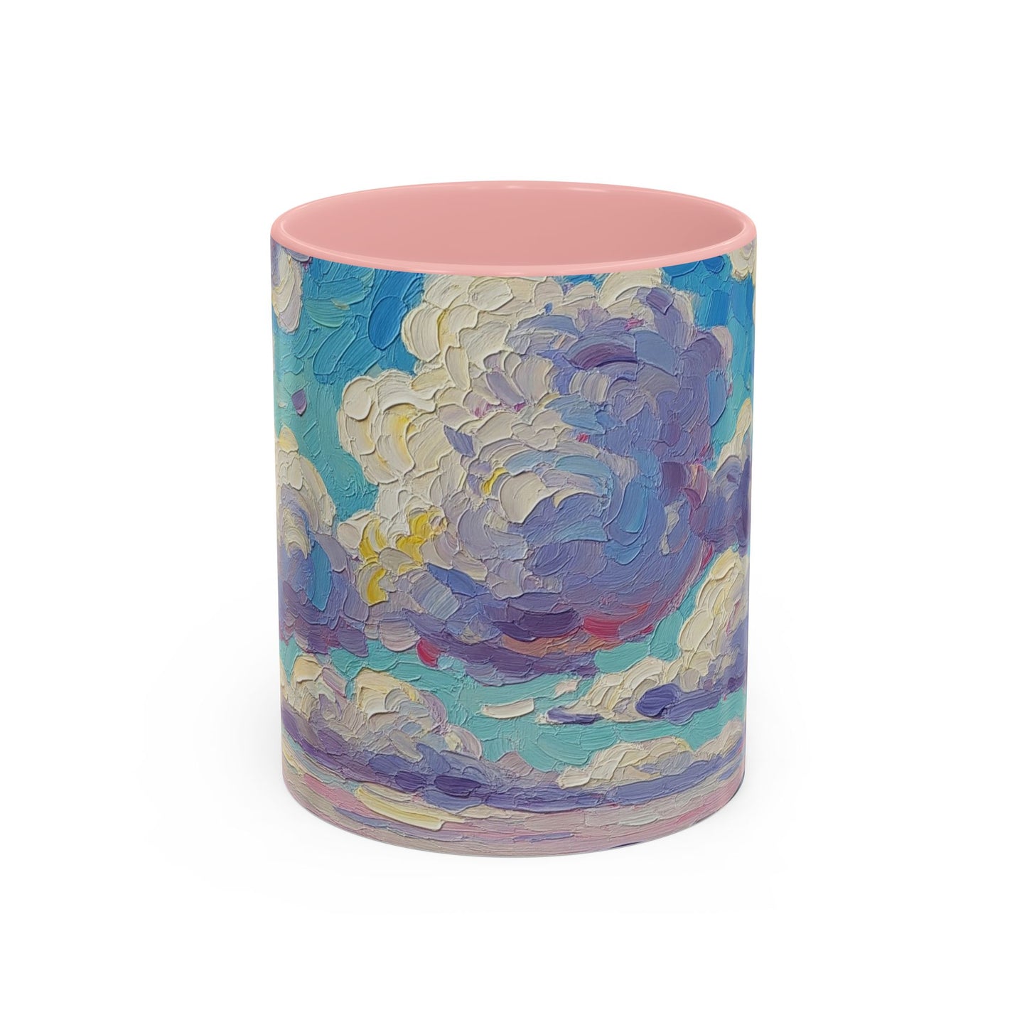 Cloudy Dreams Accent Coffee Mug - Perfect Gift for Coffee Lovers, Home Decor, Art Enthusiasts, Inspirational Mug, Unique Gift Idea