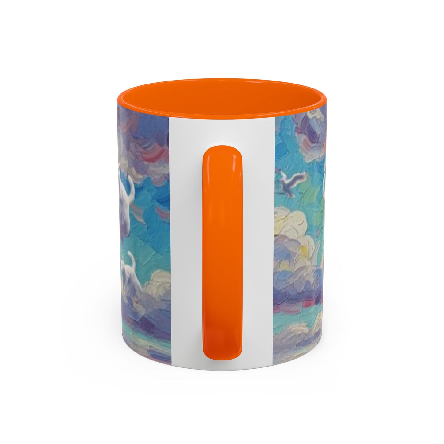 Whimsical Cat Cloud in Cloudtopia Coffee Mug, Fantasy Drinkware, Cute Cat Mug, Gift for Cat Lovers, Art-Inspired Ceramic Cup, Cozy Home Essentials