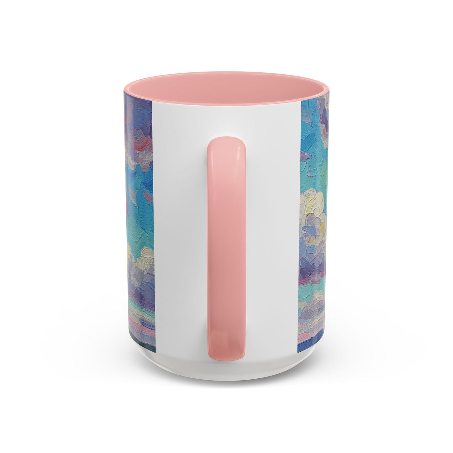 Cloudy Dreams Accent Coffee Mug - Perfect Gift for Coffee Lovers, Home Decor, Art Enthusiasts, Inspirational Mug, Unique Gift Idea