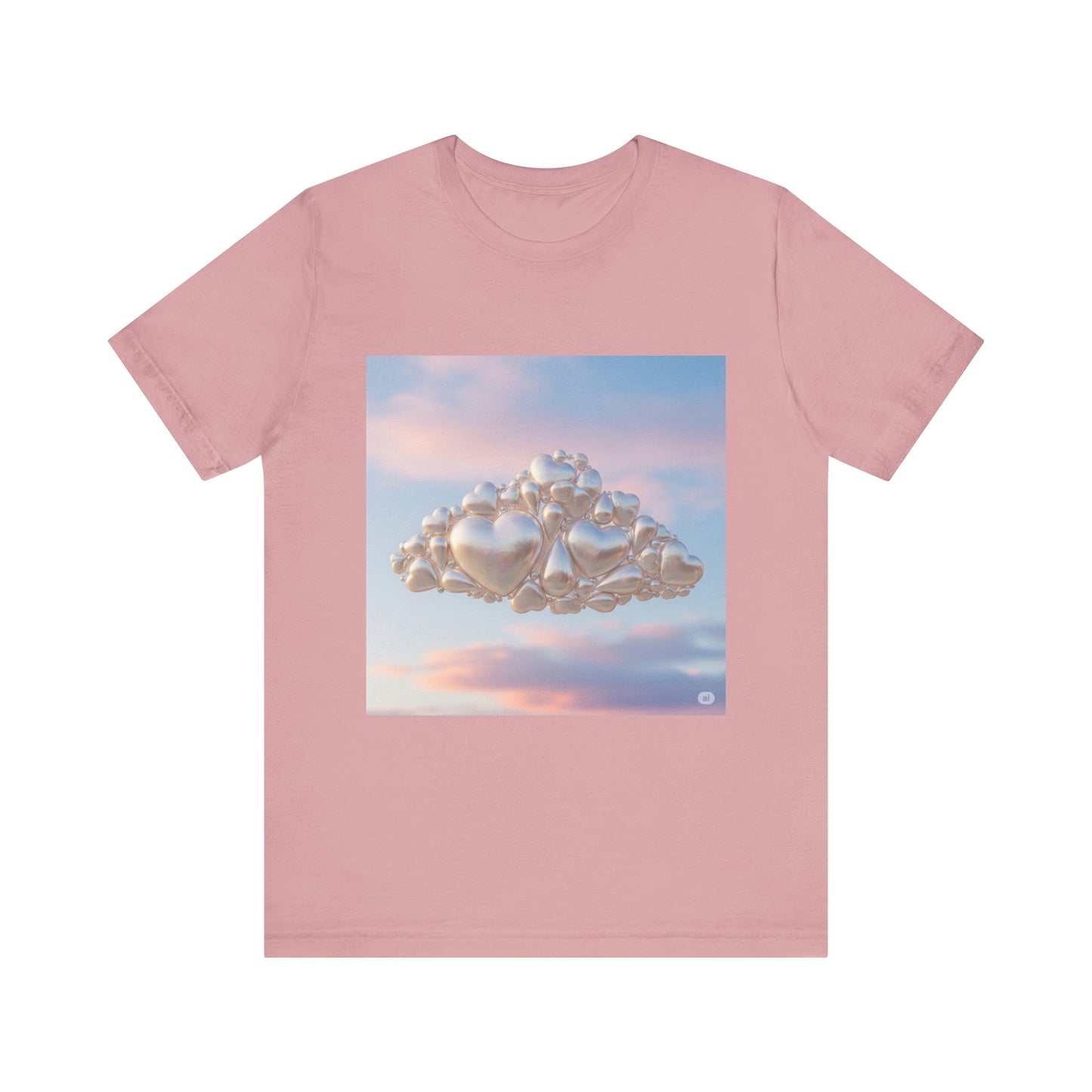 Dreamy Cloud Graphic Tee, Unisex Short Sleeve Shirt, Casual Wear, Gift for All Occasions, Cozy Everyday Tee