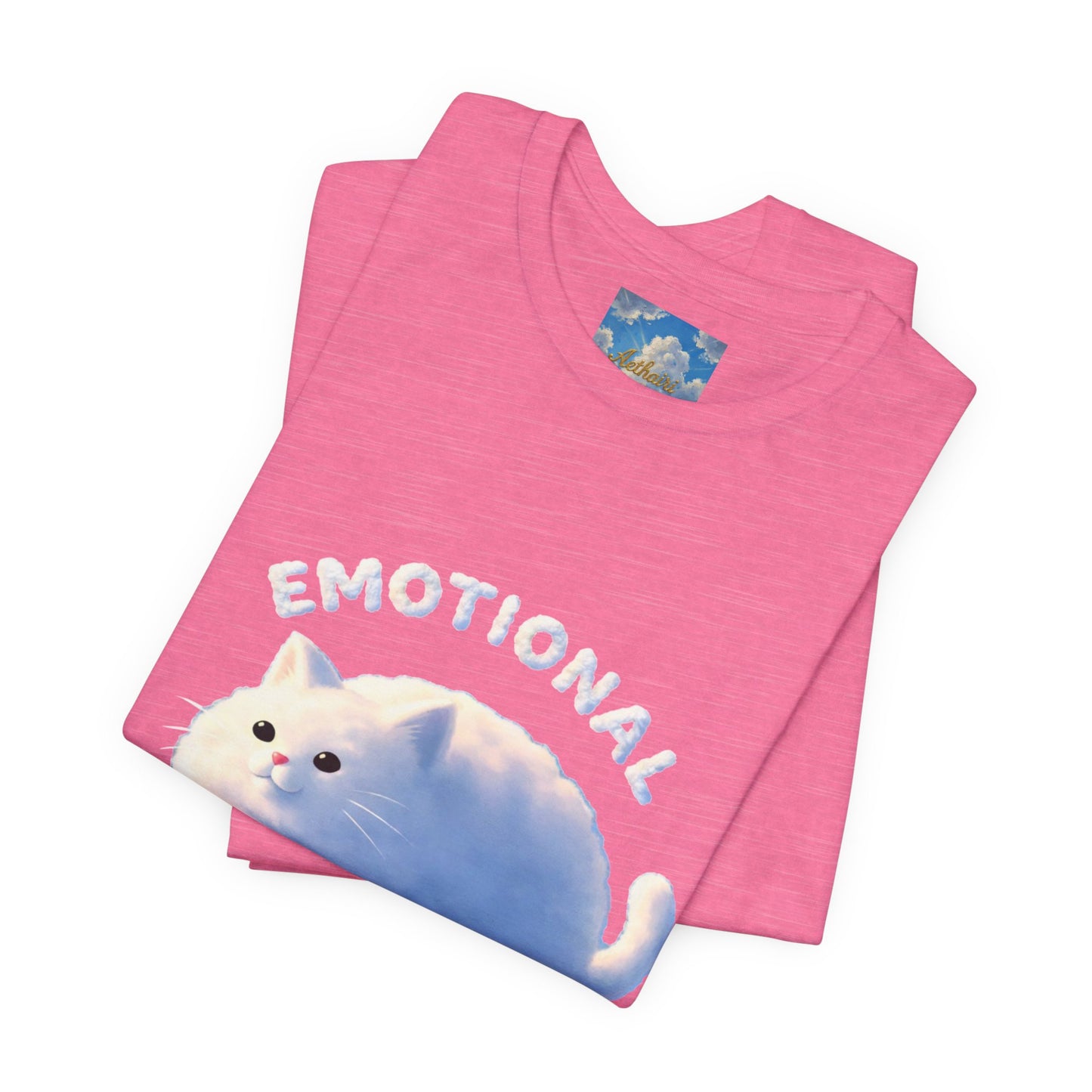 Emotional Support Chonk Cat Tee - Cute Comfort Graphic T-Shirt