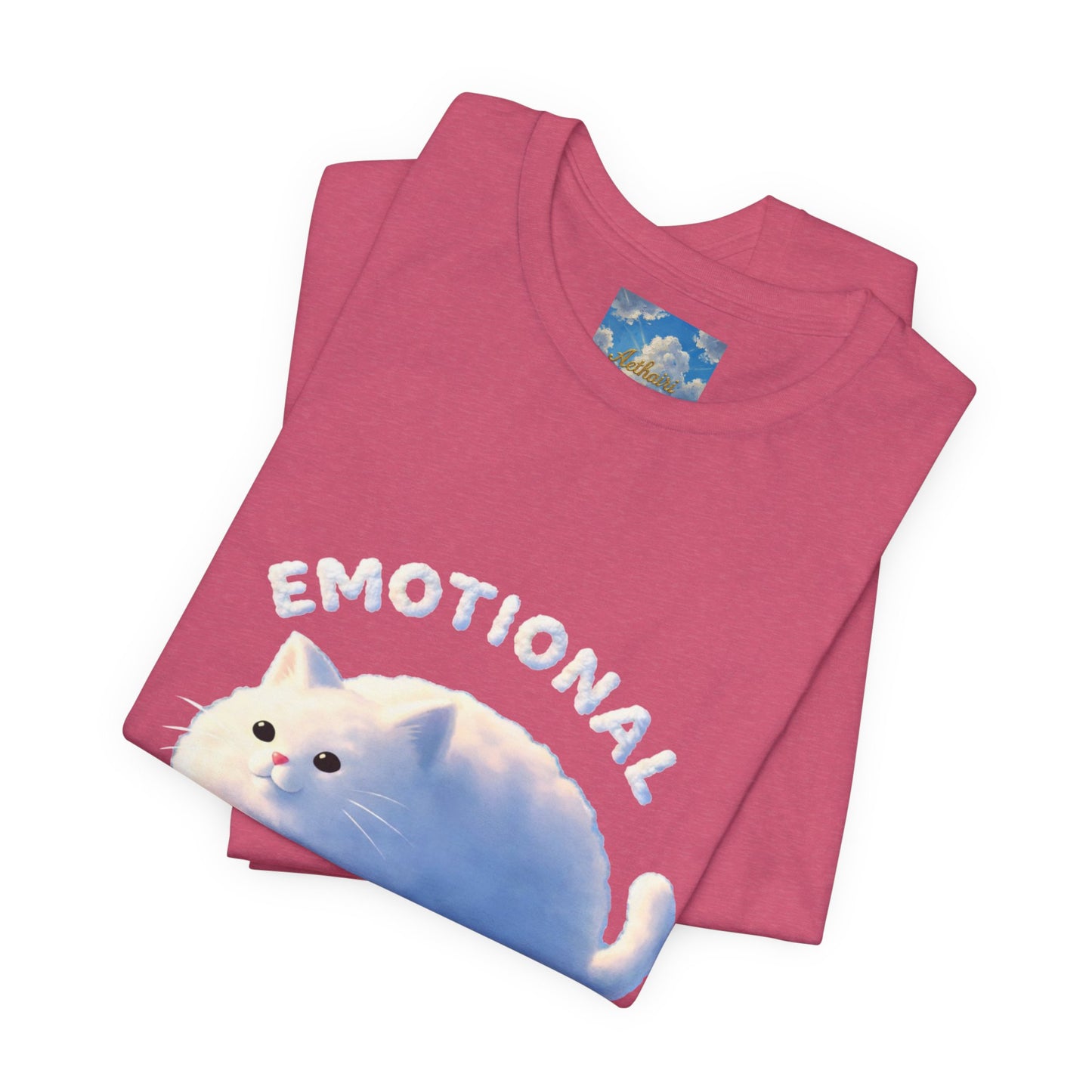 Emotional Support Chonk Cat Tee - Cute Comfort Graphic T-Shirt