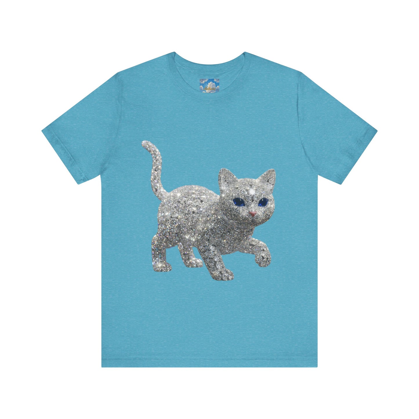 Diamond Kitties Are A Girl's Best Friend Tee Sparkling Diamond Kitty