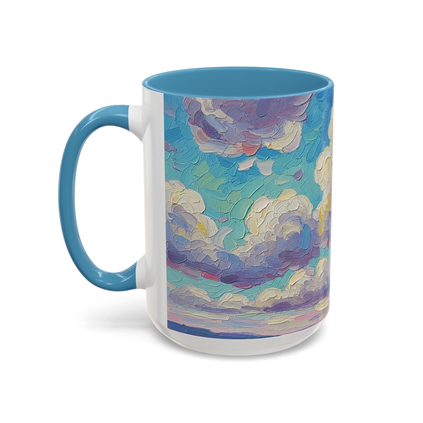 Cloudy Dreams Accent Coffee Mug - Perfect Gift for Coffee Lovers, Home Decor, Art Enthusiasts, Inspirational Mug, Unique Gift Idea