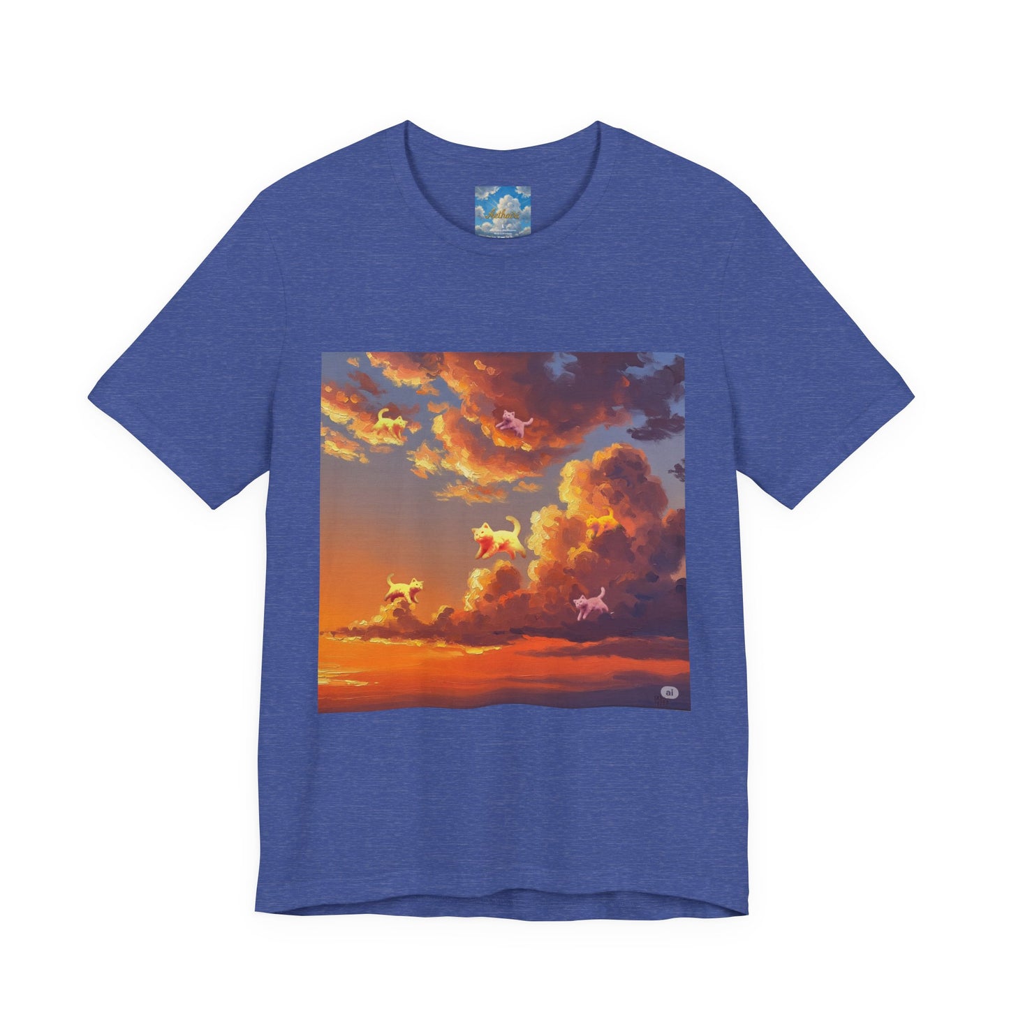 Aethairi Kitties  becoming part of the magnificent Sunset, Stunning Sunset, Jersey Tee