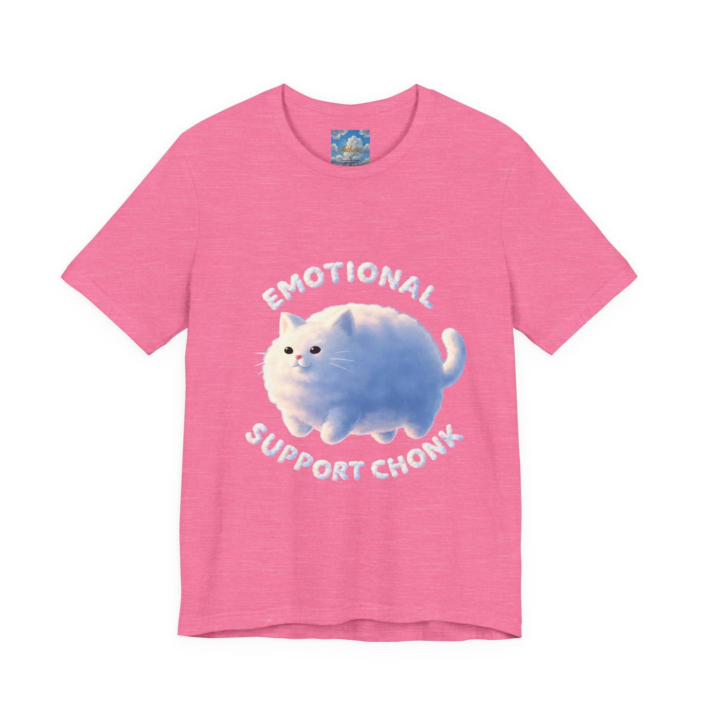 Emotional Support Chonk Cat Tee - Cute Comfort Graphic T-Shirt