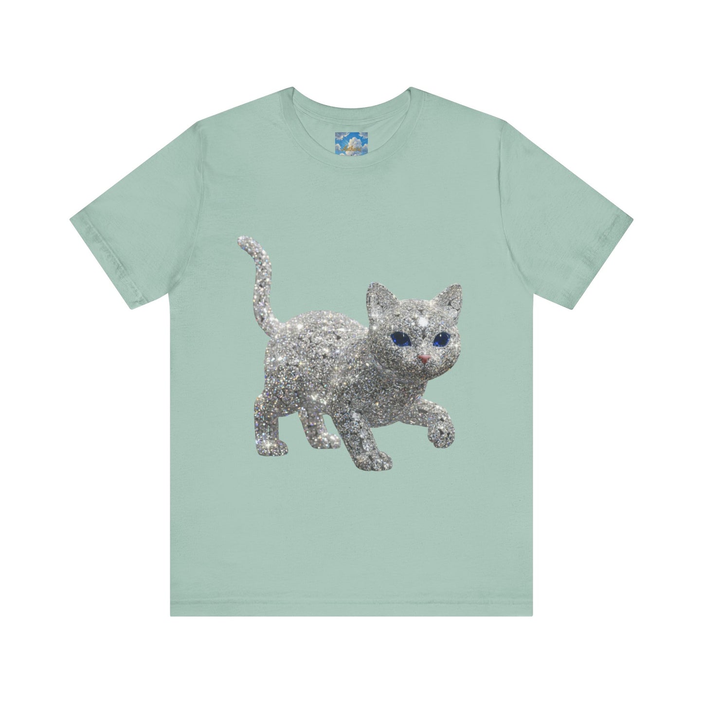 Diamond Kitties Are A Girl's Best Friend Tee Sparkling Diamond Kitty