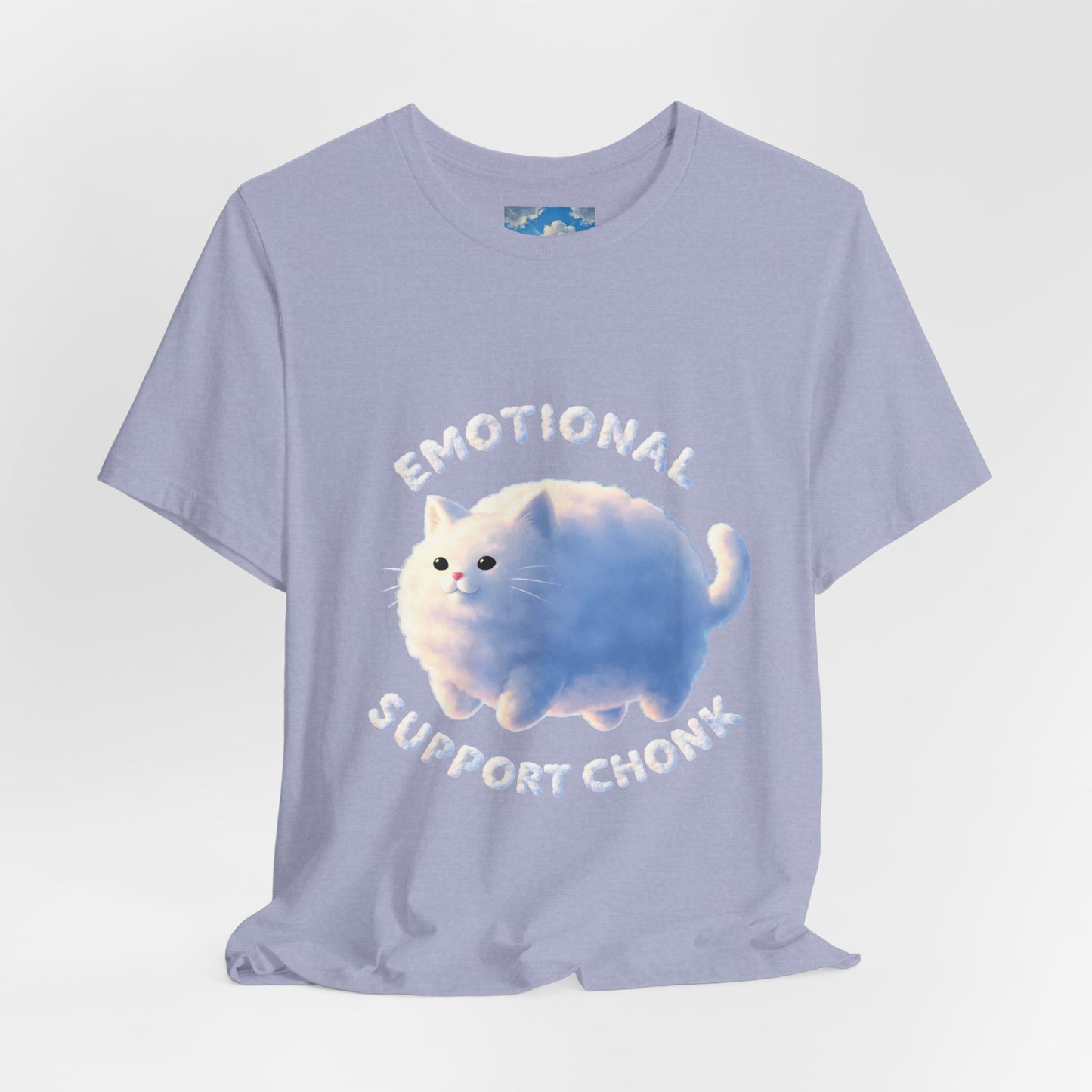 Emotional Support Chonk Cat Tee - Cute Comfort Graphic T-Shirt