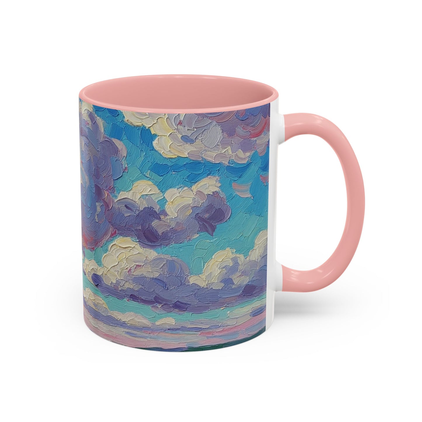 Cloudy Dreams Accent Coffee Mug - Perfect Gift for Coffee Lovers, Home Decor, Art Enthusiasts, Inspirational Mug, Unique Gift Idea
