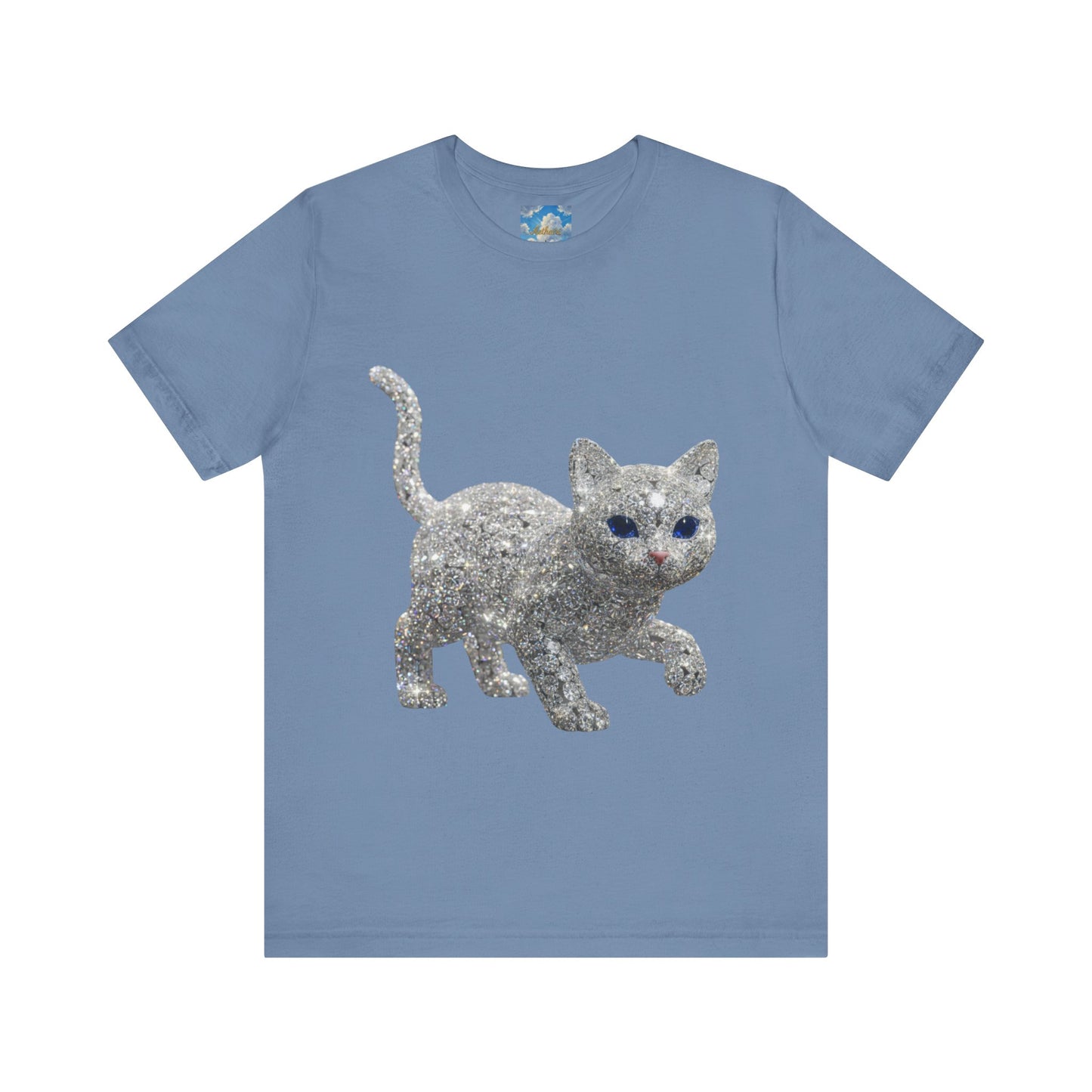 Diamond Kitties Are A Girl's Best Friend Tee Sparkling Diamond Kitty