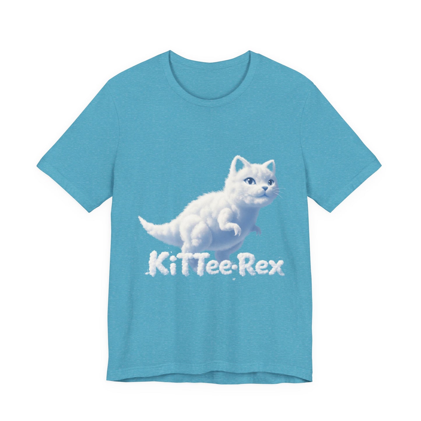 Kittee-Rex Cat T‑Shirt — Cute Dino Cat Graphic Tee