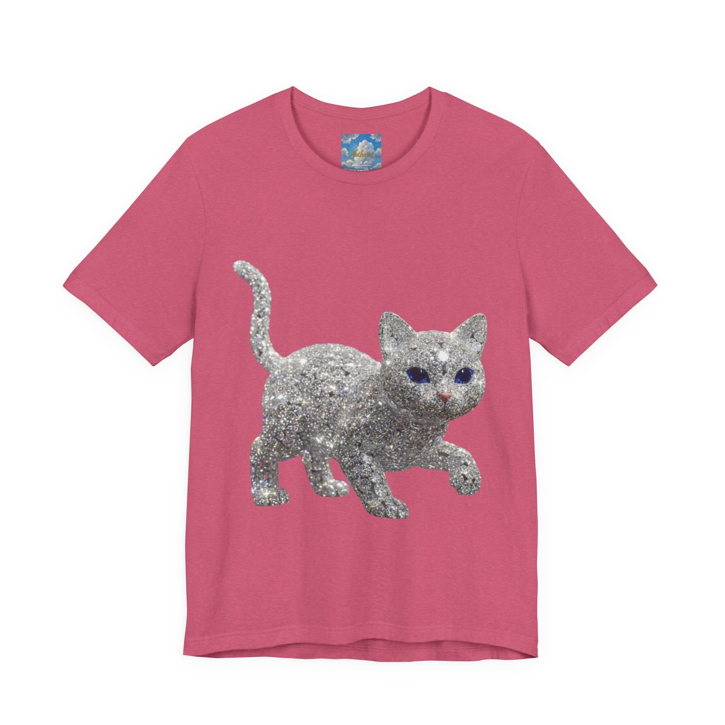 Diamond Kitties Are A Girl's Best Friend Tee Sparkling Diamond Kitty