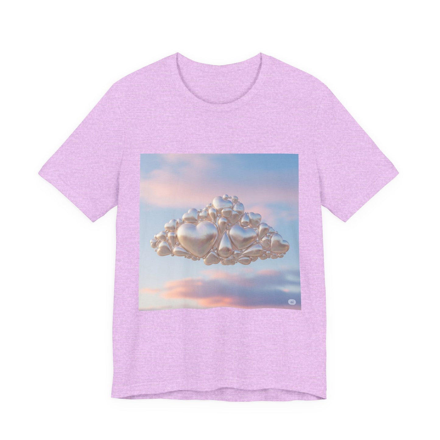 Dreamy Cloud Graphic Tee, Unisex Short Sleeve Shirt, Casual Wear, Gift for All Occasions, Cozy Everyday Tee